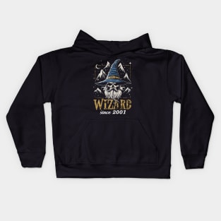 Wizard - Since 2001 - Skull - Fantasy Kids Hoodie